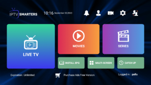 IPTV Smarter Player: Your Gateway to Endless Entertainment.